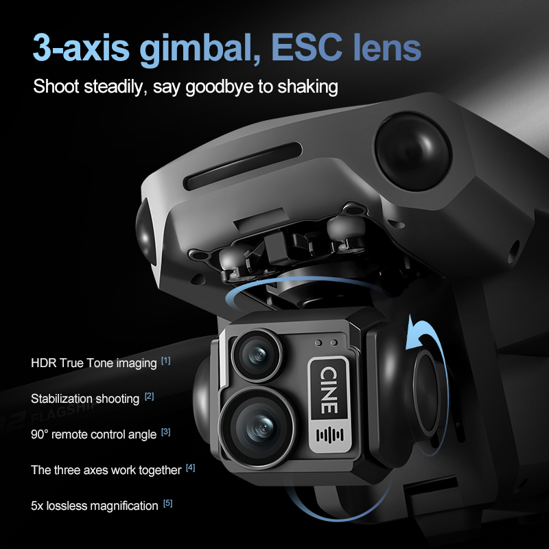 8K 3 Axis Gimbal Brushless 7.2 - Drone Mapping incelemesi ve fiyatı