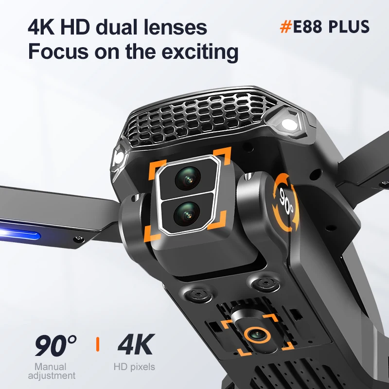 New E88 Plus Quadcopter Drone: - Drone Cinematic incelemesi ve fiyatı
