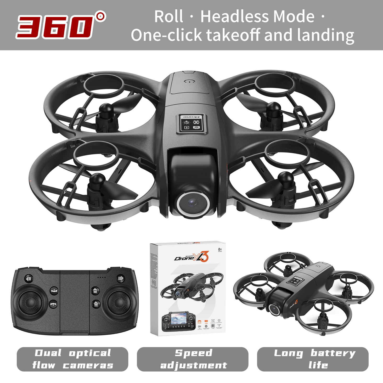 YL3 Remote-Controlled Drone wi - Drone Cinematic incelemesi ve fiyatı