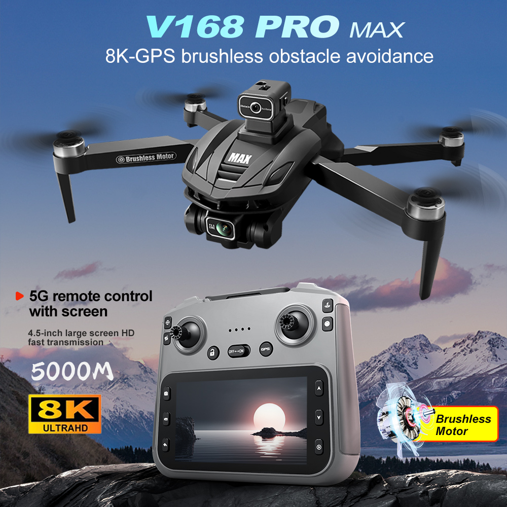 V168 PRO Max GPS Drone 8K Prof - Drone Cinematic incelemesi ve fiyatı