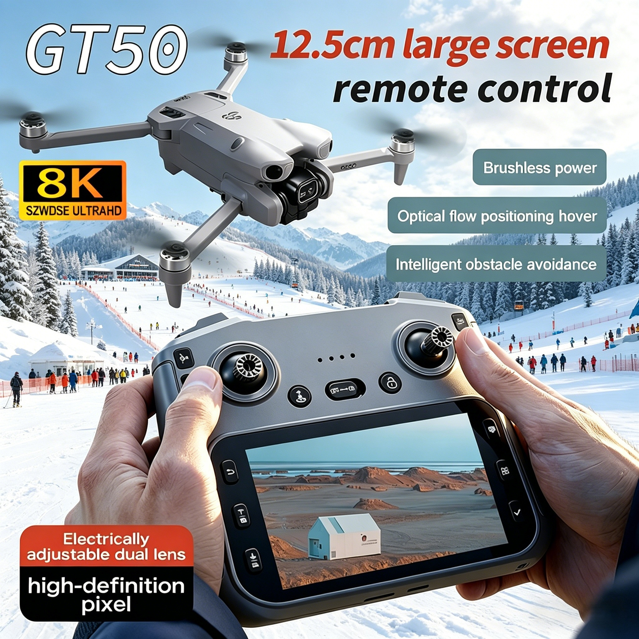 GT50 PRO MIni 5 pro RC Drone 8 - Drone Lidar incelemesi ve fiyatı