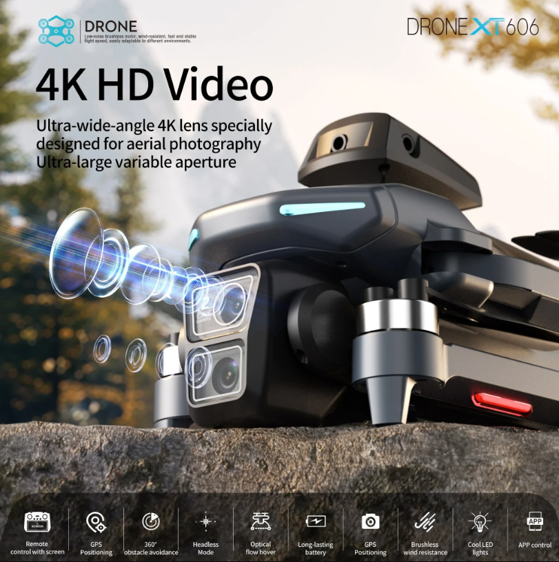 Lenovo XT606 MAX GPS Drone 4k  - Drone Multispectral incelemesi ve fiyatı
