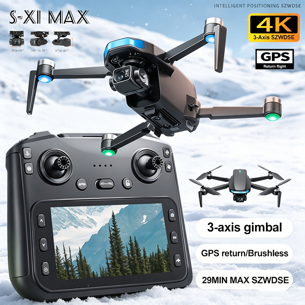 New S-X1 MAX Drone GPS 8K Prof - Drone Cinematic incelemesi ve fiyatı