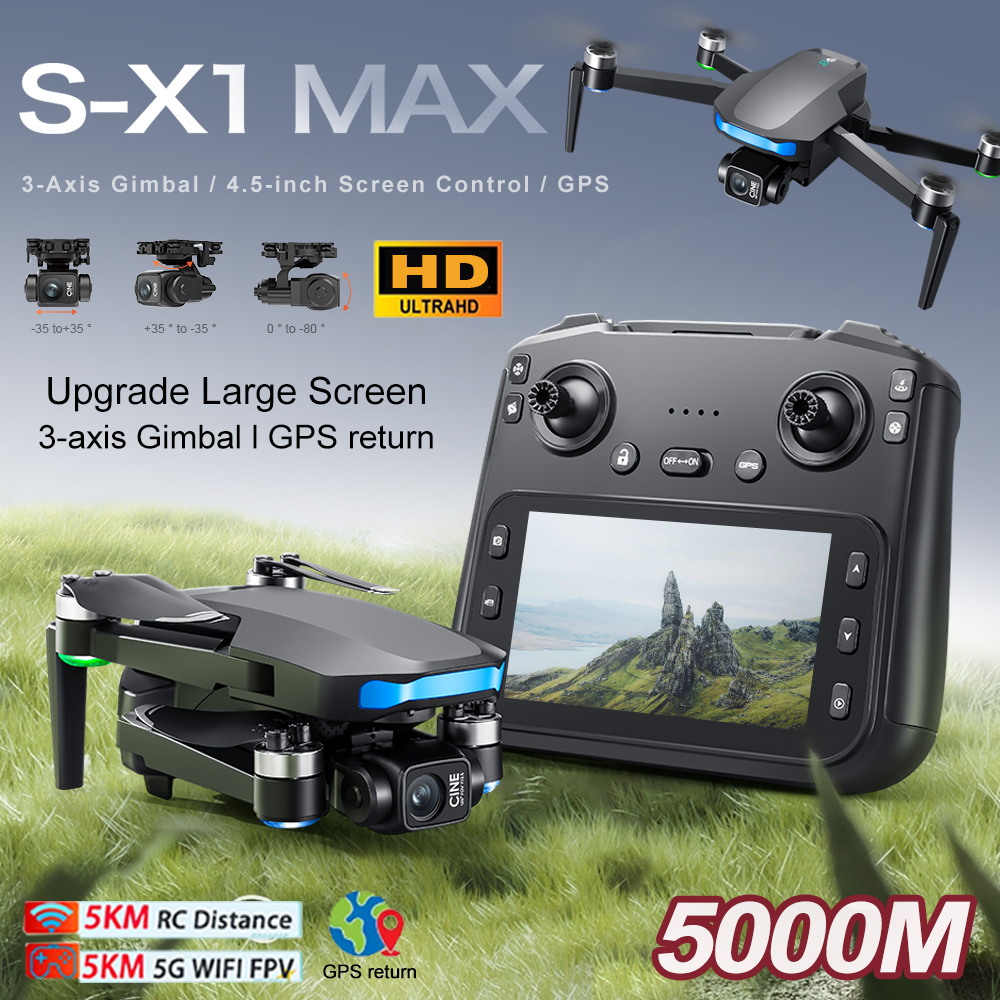New S-X1 MAX Drone GPS 8K Prof - Drone Cinematic incelemesi ve fiyatı